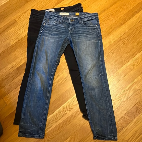 Pilcro Denim - 2 pairs Pilcro skinny jeans Anthropologie